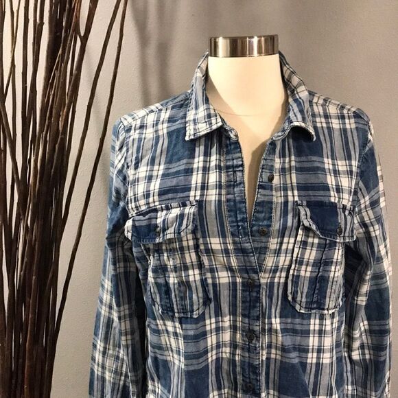 BlankNYC plaid button down shirt - Picture 2 of 6